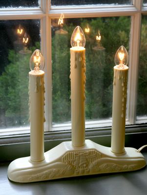 Christmas Window Candles | Lights in 3 and 5 Tiers