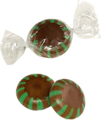 Chocolate Starlight Mints Hard Candy | 2 lb Bag